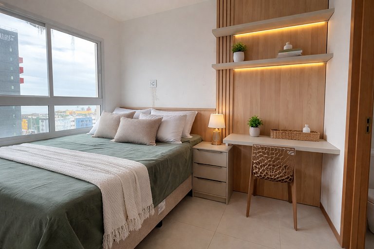 Apê Aconchegante com Ar Condicionado em Salvador